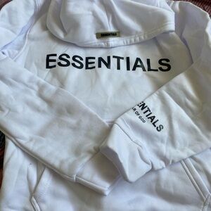 Essentials Bright White Sweatshirt